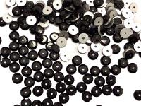 8mm Jet Lochrose Stones – Preciosa Flat Back Sew-On Stones , Czech Beads