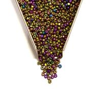 11/0 Opaque Gold Iris Charlotte Cut Beads, Jewelry Making