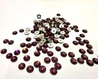 3mm Preciosa Crystal Amethyst Flat Back Sew-On Stones