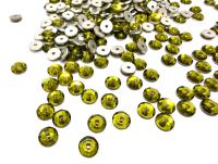 3mm Preciosa Crystal Olivine Flat Back Sew-On Stones