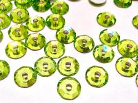 3mm Preciosa Crystal Peridot Flat Back Sew-On Stones