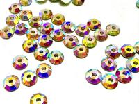 3mm Preciosa Crystal Aurore Boreale Flat Back Sew-On Stones