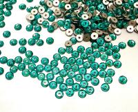 3mm Preciosa Crystal Blue Zircon Flat Back Sew-On Stones