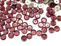 6mm Amethyst Lochrose Stones – Preciosa Flat Back Sew-On Stones , Czech Beads