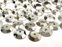 9mm Crystal Labrador Lochrose Stones – Preciosa Flat Back Sew-On Stones , Czech Beads