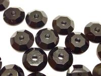 5mm Jet Lochrose Stones – Preciosa Flat Back Sew-On Stones , Czech Beads