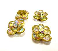 18 mm Vintage Crystal AB Swarovski Embellishment DIY Supplies wedding decorations