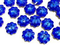 8mm Swarovski Sapphire Flower Sew-on Stone