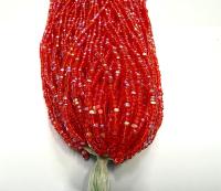 11/0 Charlotte Cut Seed Beads,Patina Transparent Hyacinth Aurore Boreale, Native Supplies