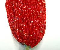 11/0 Charlotte Cut Seed Beads,Patina Transparent Hyacinth Aurore Boreale, Native Supplies