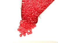 Matt Ruby Charlotte Cut Beads, 11/0 Faceted Seed Beads