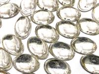 Swarovski Oval Cabochons Crystal Foiled 6x4mm, 2190/4 Flat Back Glass Stones