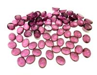 Swarovski 10x8 mm Vintage 2190 Amethyst Unfoiled Flat Back Oval Cabochon Cabs