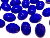 Swarovski 14x10 mm Vintage 2190 Lapislaz Unfoiled Flat Back Oval Cabochon Cabs
