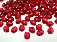 Swarovski 8x6 mm Vintage 2190 Ruby Quartz Unfoiled Flat Back Oval Cabochon Cabs