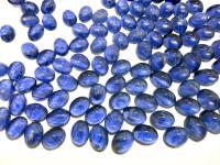 Swarovski 8x6 mm Vintage 2190 Montana Quartz Unfoiled Flat Back Oval Cabochon Cabs