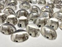 Swarovski 8x6 mm Vintage 2190 Crystal Unfoiled Flat Back Oval Cabochon Cabs