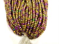 11/0 Charlotte Cut Seed Beads: Gold Iris, Jewelry Making Supplies