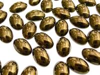 Swarovski Oval Cabochons Jet Nut Foiled 6x4mm, 2190/4 Flat Back Glass Stones