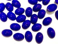 Swarovski 14x10 mm Vintage 2190 Lapislaz Unfoiled Flat Back Oval Cabochon Cabs