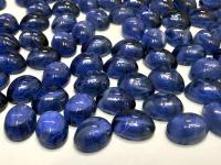 Swarovski 8x6 mm Vintage 2190 Montana Quartz Unfoiled Flat Back Oval Cabochon Cabs