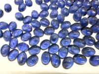 Swarovski 8x6 mm Vintage 2190 Montana Quartz Unfoiled Flat Back Oval Cabochon Cabs