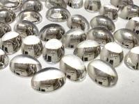 Swarovski 8x6 mm Vintage 2190 Crystal Unfoiled Flat Back Oval Cabochon Cabs