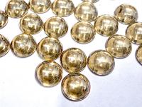 12 mm Swarovski Round Cabochon Cabs Crystal Golden Shadow foiled Article # 2090/4 Vintage Flat Back