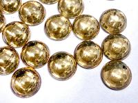 12 mm Swarovski Round Cabochon Cabs Crystal Golden Shadow foiled Article # 2090/4 Vintage Flat Back
