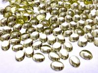 Swarovski 8x6 mm Vintage 2190 Jonquil Unfoiled Flat Back Oval Cabochon Cabs