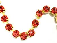 39ss Swarovski setting Rhinestone Chain, strass chains 8mm