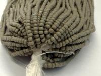 11/0 Charlotte Cut Beads, MATT Opaque Grey, 2.0mm Jewelry Beads