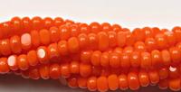 11/0 Charlotte Cut Beads 2 MM Orange Opaque 10/20/50/250/500 Grams PREMIUM seed beads