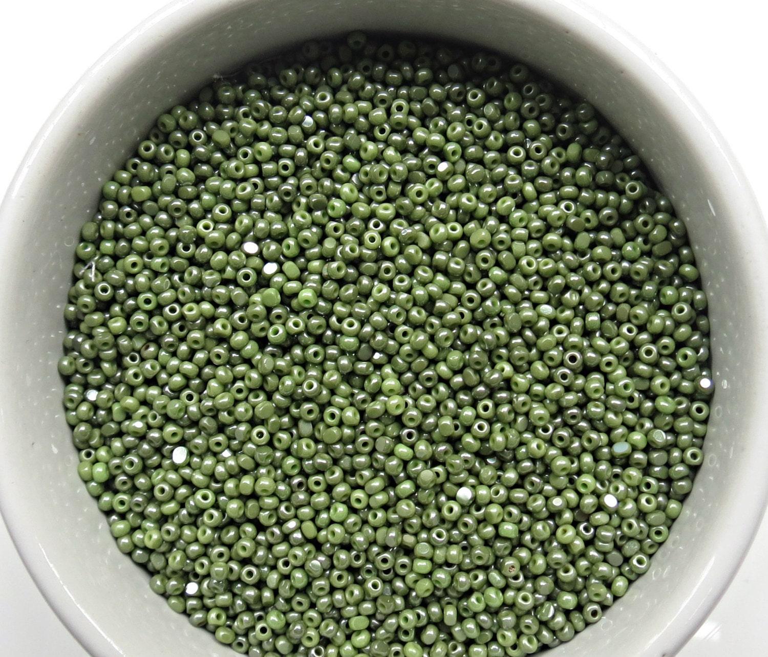 Charlotte true Cut Beads 11/0 Ionized Peridot Opaque 10/20/50/250/500 Grams