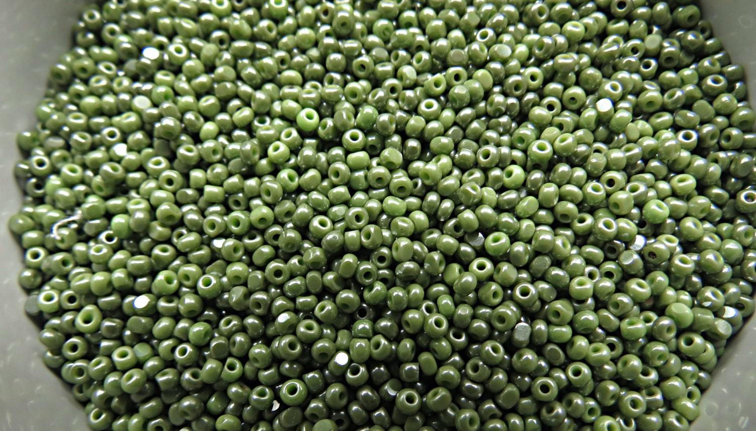 Charlotte true Cut Beads 11/0 Ionized Peridot Opaque 10/20/50/250/500 Grams