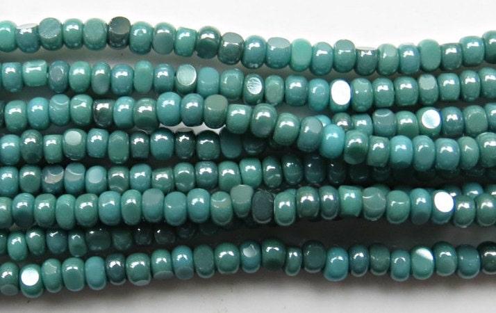 13/0 Charlotte true Cut Beads Ionized Aqua Green Opaque 5/10/20/50/250/500 Grams embroidery materials, jewelry making, vintage rare beads