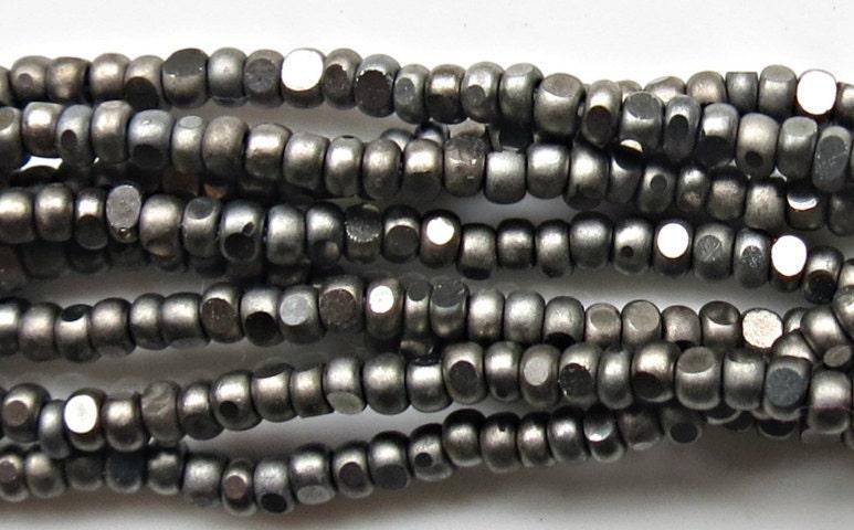 11/0 Charlotte Cut Beads Matt Gunmetal 10/20/50/250/500 Grams PREMIUM SEED BEADS