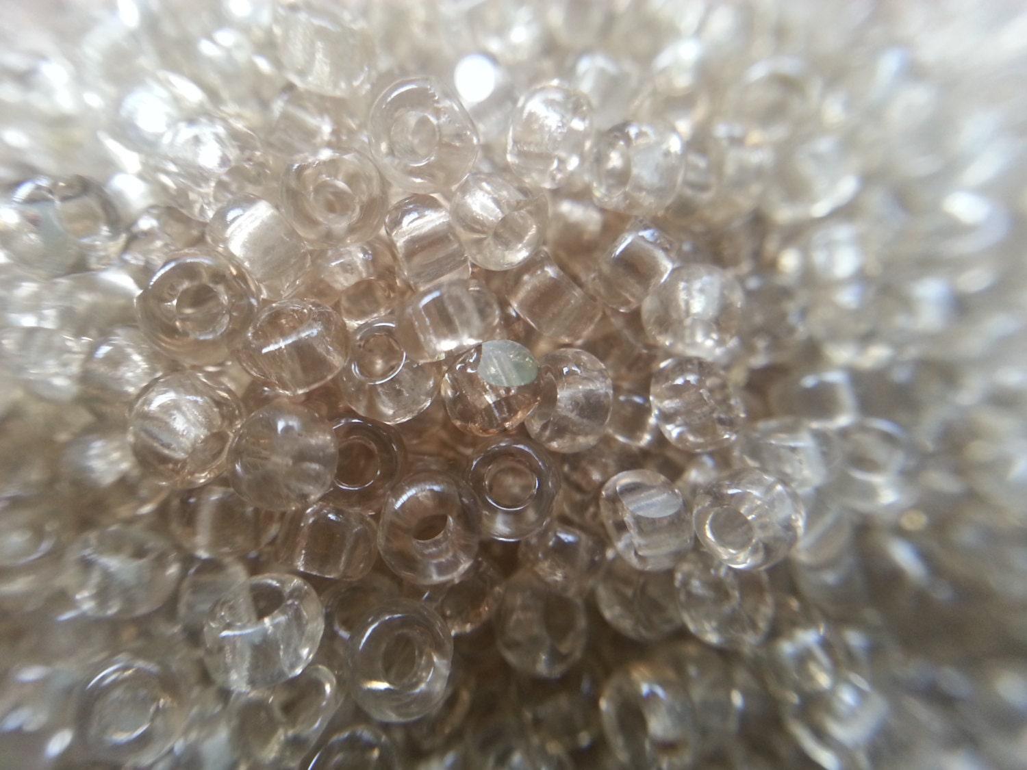 13/0 Charlotte Cut Beads Ionized Crystal Light Champagne 5/10/20/50/250/500 Grams craft supplies, jewelry making, embroidery materials