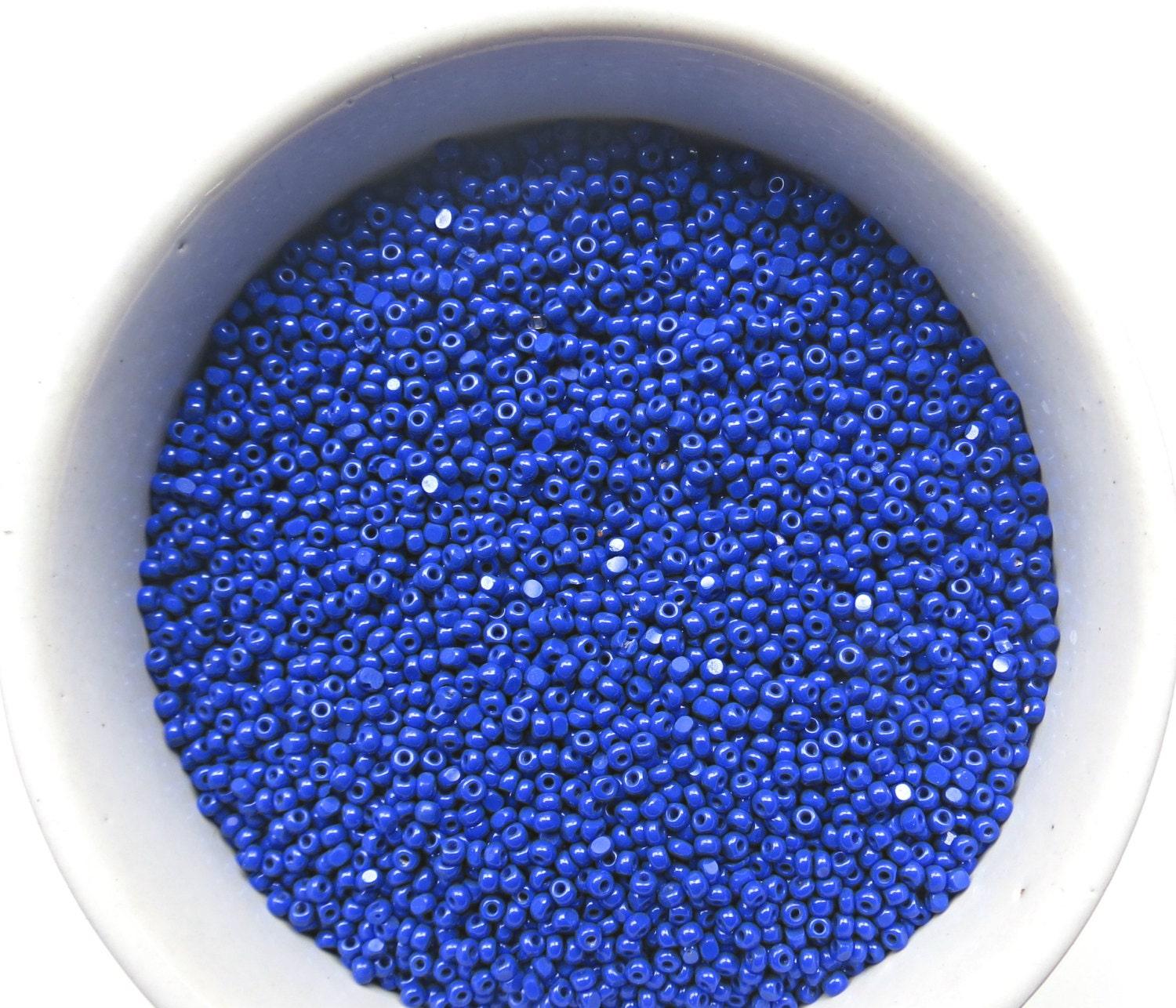 11/0 Charlotte true Cut Beads Medium Blue Opaque 10/20/50/250/500 (10Grams 1300 Pieces)
