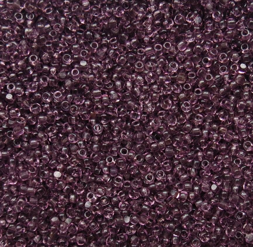 11/0 Charlotte true Cut Beads Light Amethyst 10/20/50/250/500 Grams (1300 Pieces per 10 Grams)