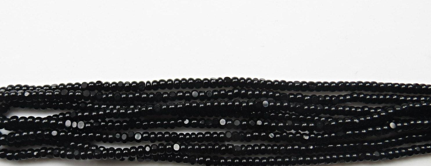 11/0 Charlotte Cut Beads Jet Black 10/20/50/250/500 Grams Native Beads Supply, embroidery materials, jewelry making, vintage beads