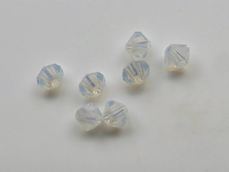 White Opal (3mm) Swarovski Bicone 36/72/144/432/720 Pieces Jewelry findings, embroidery materials, jewelry making, rare beads, craft