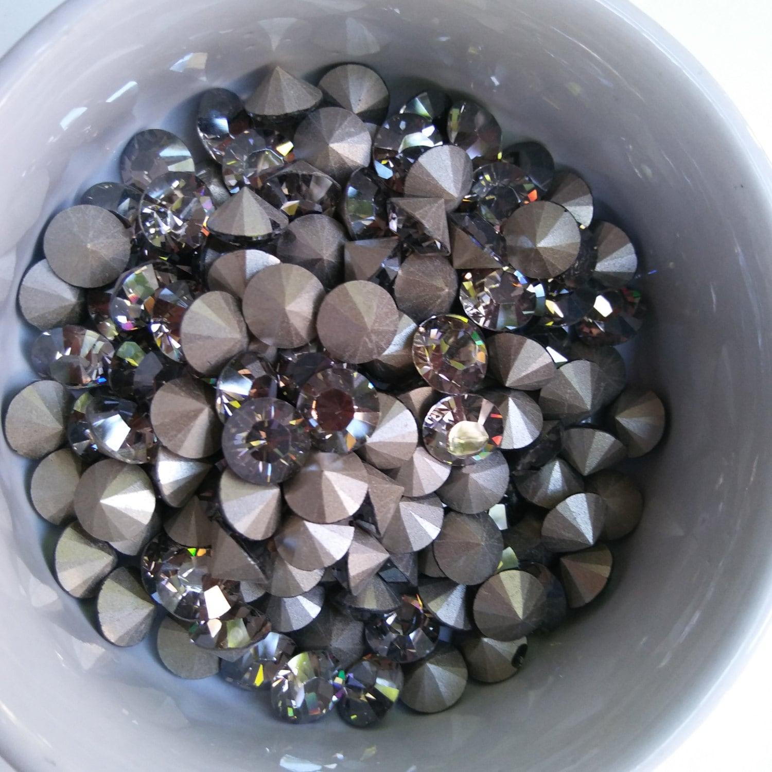 Swarovski 39ss Chaton Round Crystal Satin 6/12/24/100/300 Pieces