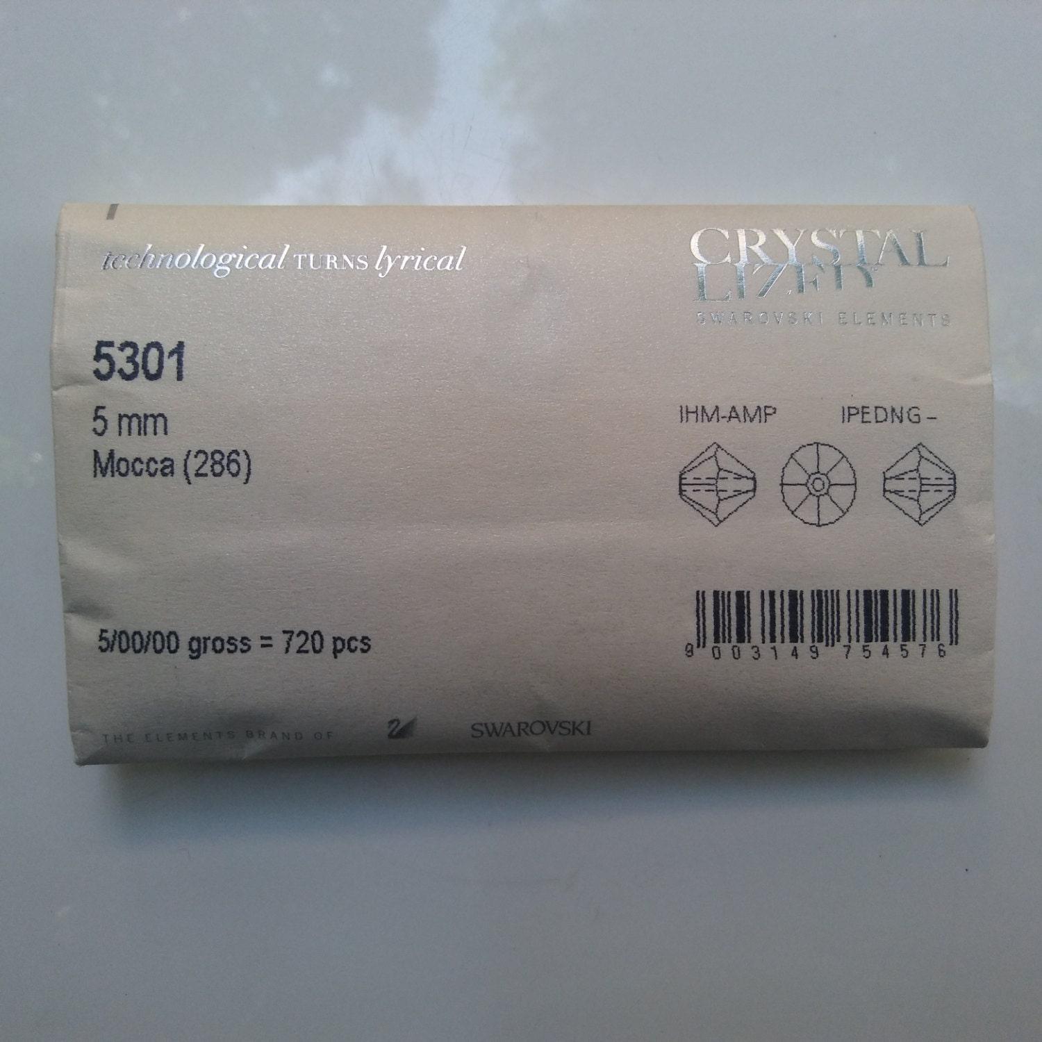 4/5mm Mocca Swarovski Bicone beads 36/72/144/432/720 Pieces (396) VINTAGE SWAROVSKI, wedding decorations, embroidery materials, rare beads
