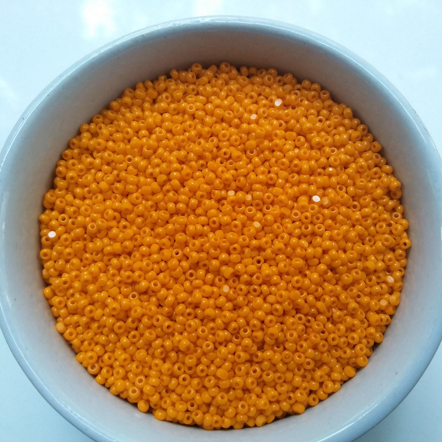 11/0 Charlotte true Cut Beads Opaque Light Orange 10/20/50/250/500 Grams Premium Seed Beads