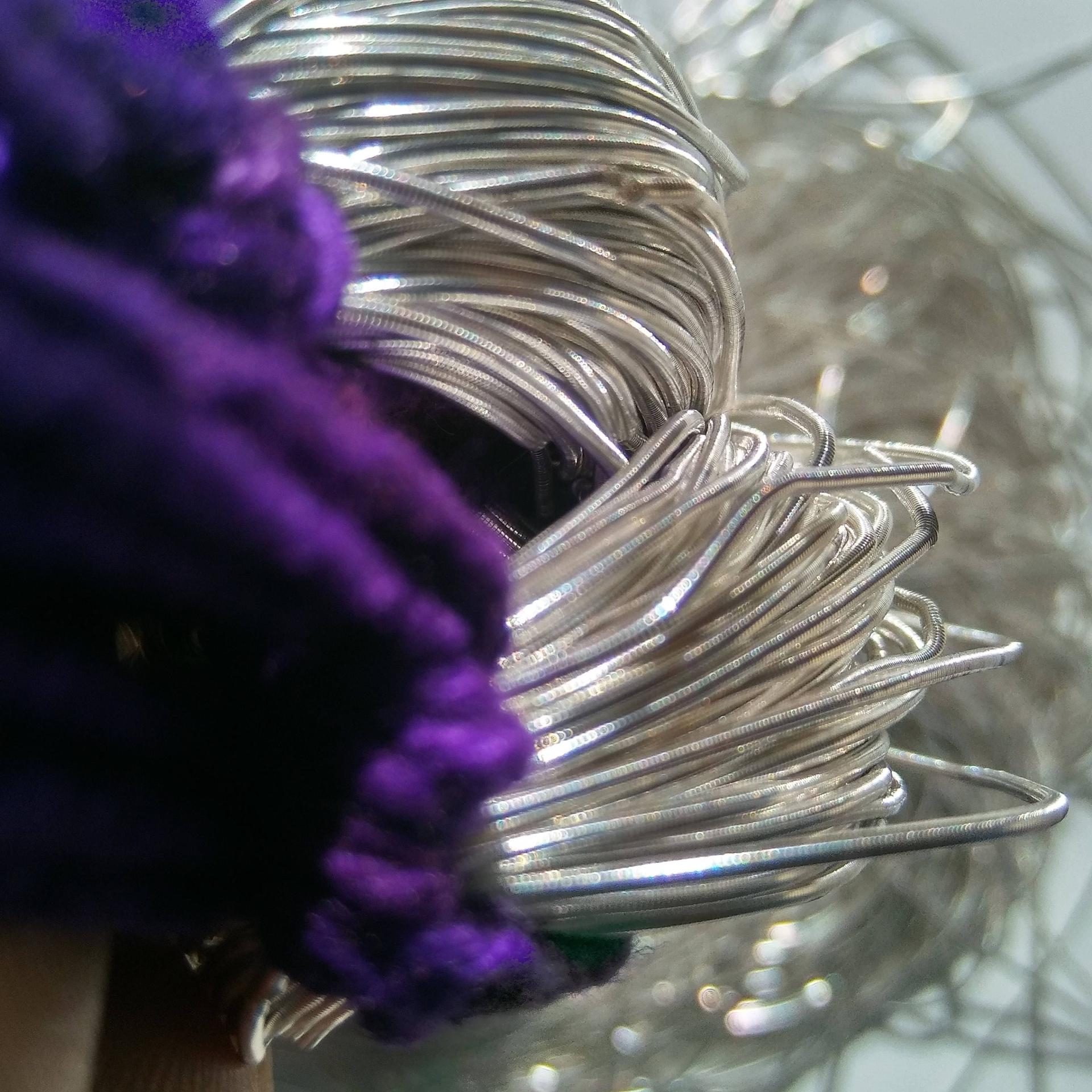 Sterling Silver Metallic French Wire, Bullion Wire, Gimp Wire 50/100/200/400 Grams