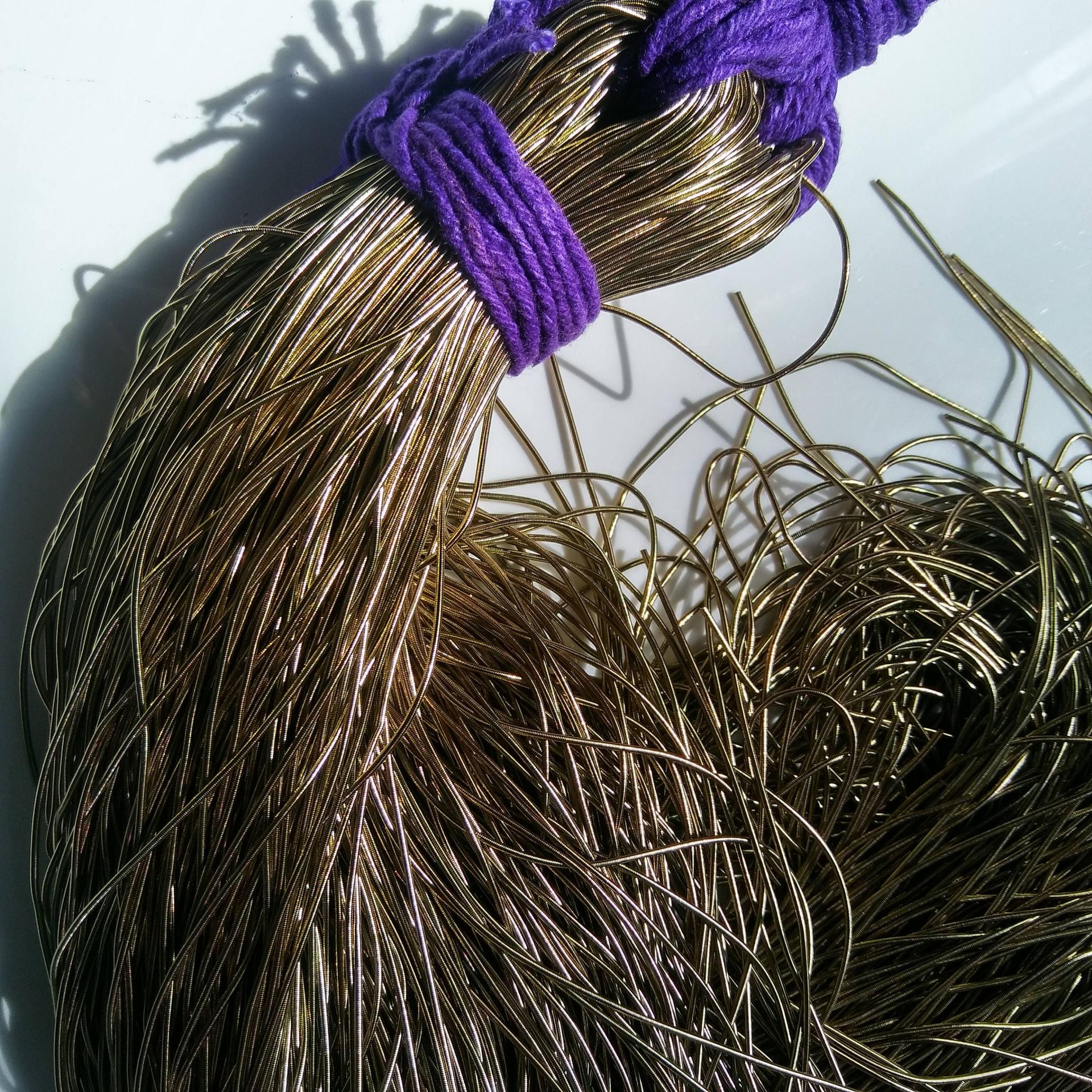 DARK KHAKI Metallic French Wire, Bullion Wire, Gimp Wire 50/100/200/400 Grams, embroidery materials, couture threads, metallic wire
