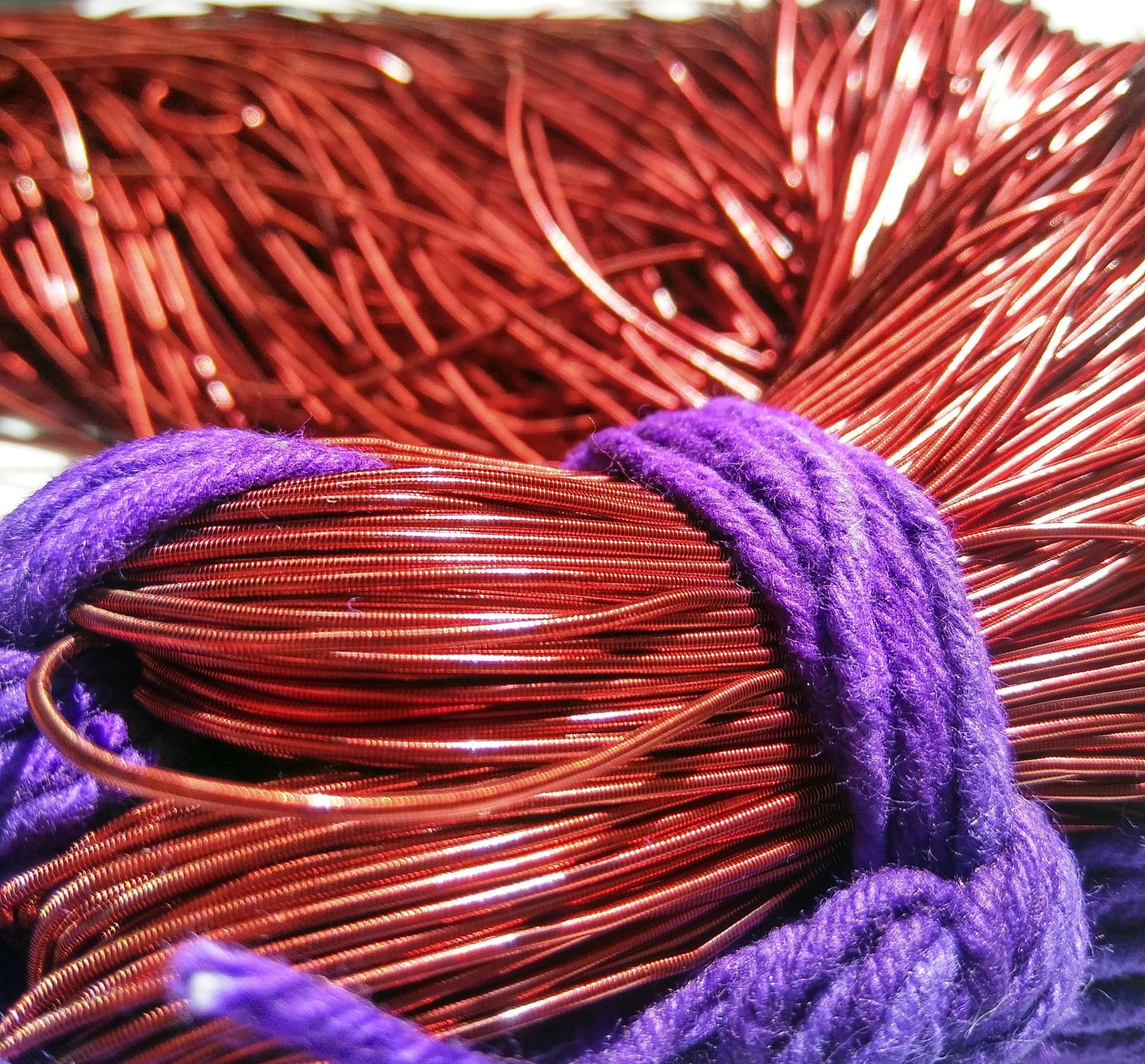 MARRON Metallic French Wire, Bullion Wire, Gimp Wire 50/100/200/400 Grams, embroidery materials, couture threads, metallic wire