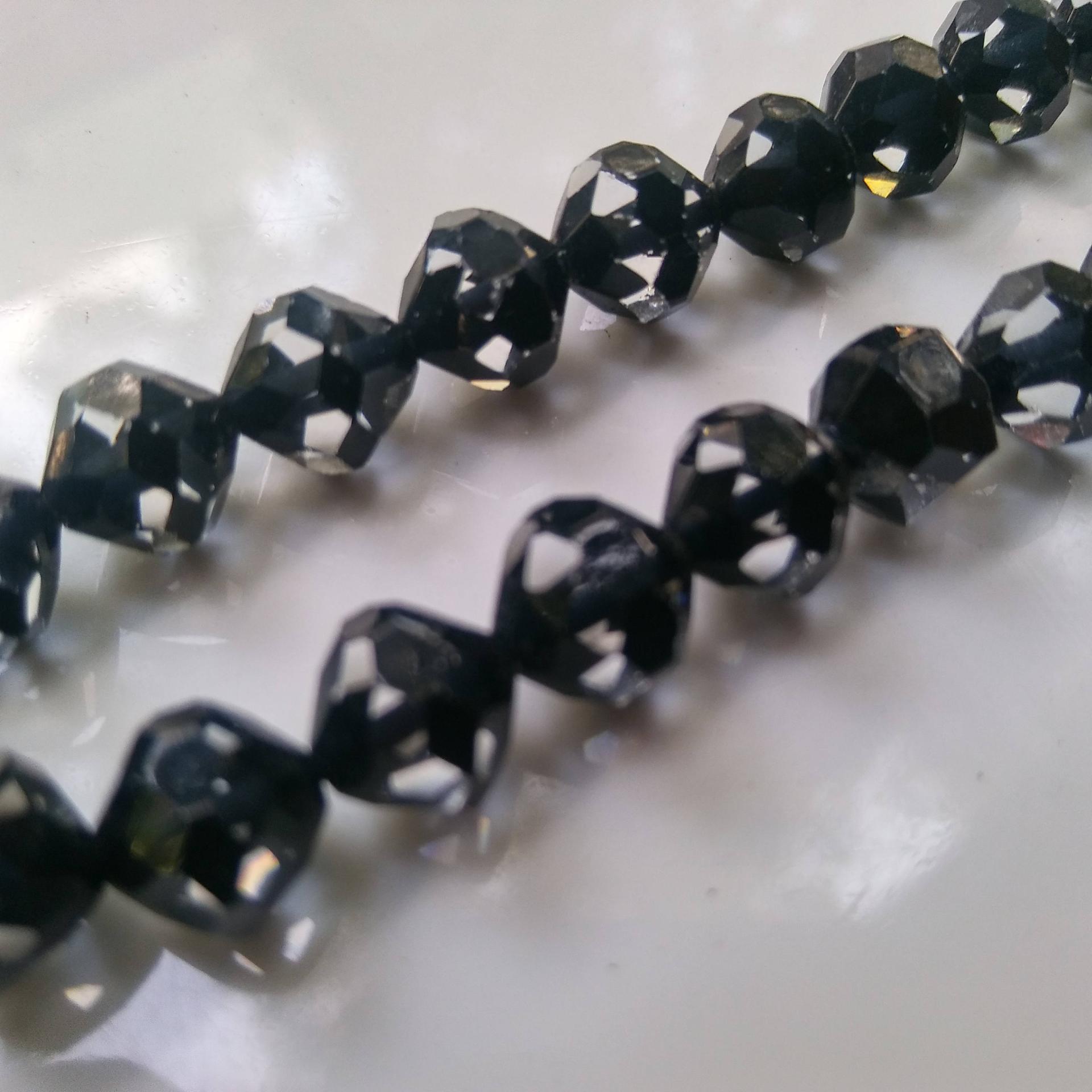 12mm Vintage Swarovski crystal beads, Cosmojet clear faceted article 5309, 2/6/12/36/72/144 Pieces