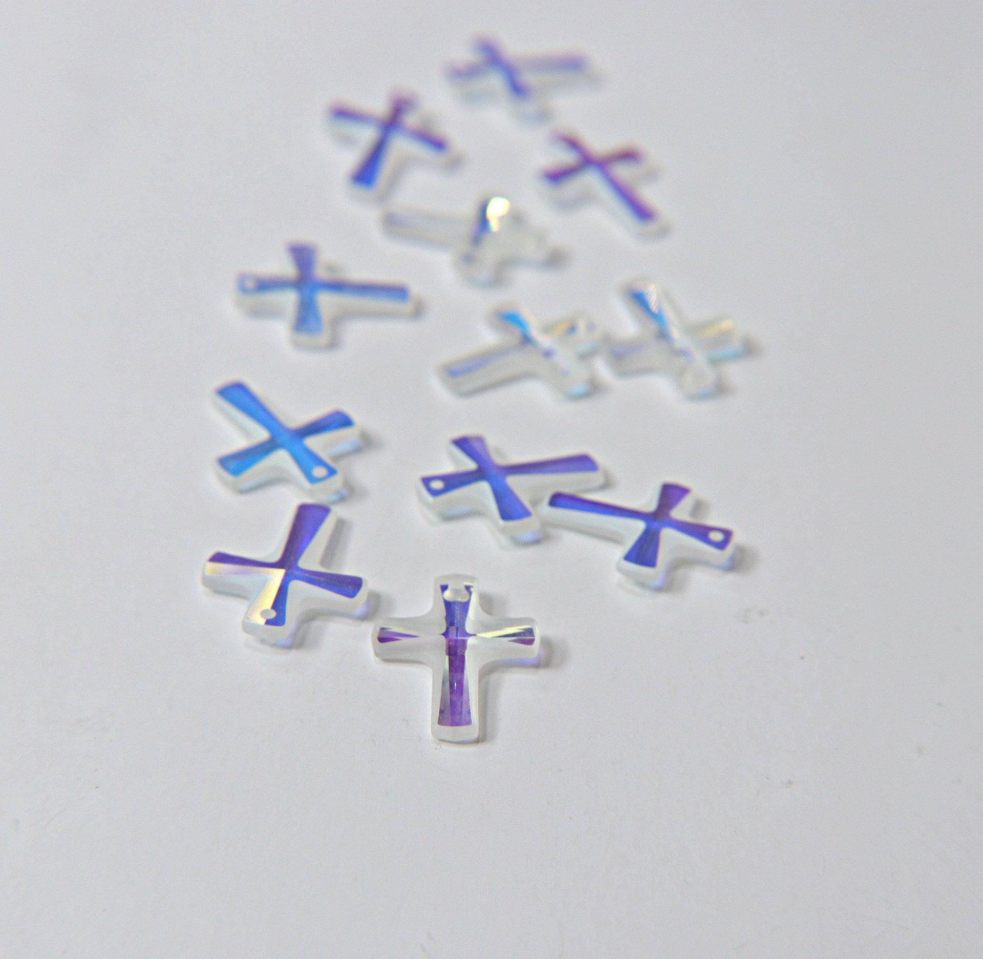 Swarovski Elements 20mm Crystal Swarovski Crystal Classic Cross Pendant (2 Colors) - 6860 Jewelry supplies